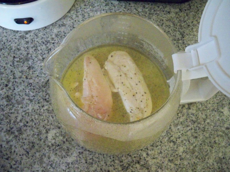 Illustration for article titled MacGyver Chef: Poached Chicken and Couscous in a Coffee Maker